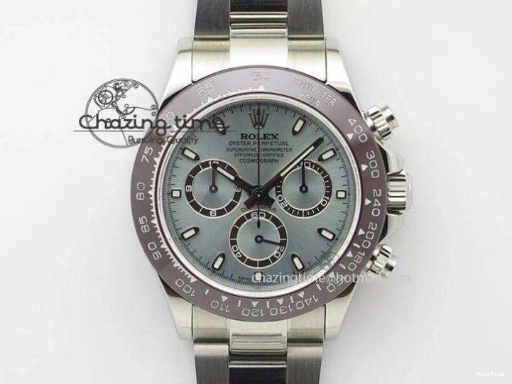 MiroTime 0423 Daytona 116506 Clean 1:1 Best Edition Ice Blue Dial Crystal Markers on SS Bracelet SA4130 V Popular 1702